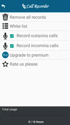 Call Recorder Automatic android App screenshot 2